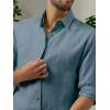 Custom Men’s Slim-Fit Linen Shirt 100% Linen | OEM/ODM Manufacturer