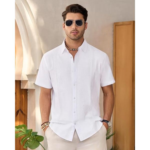 Custom Men's Casual Linen Short Sleeve Shirt Manufacturer | Linenwind OEM/ODM Factory