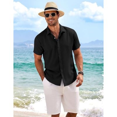 Customized Men's Linen Casual Button-Down Shirt Manufacturer | Linenwind OEM/ODM Factory (MOQ 30 pcs)