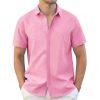 Custom Men's Casual Short Sleeve Shirt Manufacturer – Linenwind (MOQ 30 pcs)