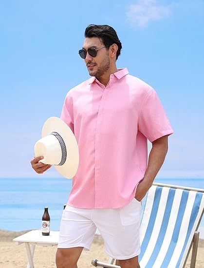Custom Men's Casual Short Sleeve Shirt Manufacturer – Linenwind (MOQ 30 pcs)