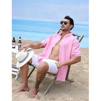 Custom Men's Casual Short Sleeve Shirt Manufacturer – Linenwind (MOQ 50 pcs)