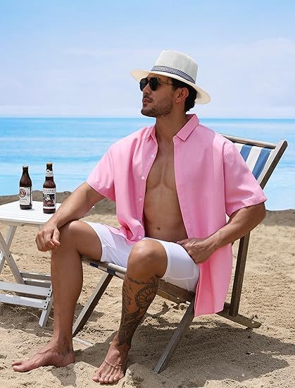 Custom Men's Casual Short Sleeve Shirt Manufacturer – Linenwind (MOQ 30 pcs)