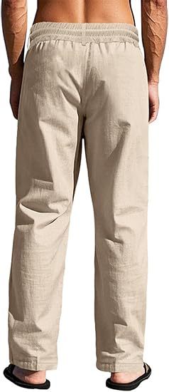 Custom Men's Linen Beach Pants Manufacturer | Lightweight Summer Trousers OEM ODM