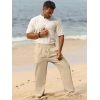 Custom Men's Linen Beach Pants Manufacturer | Lightweight Summer Trousers OEM ODM