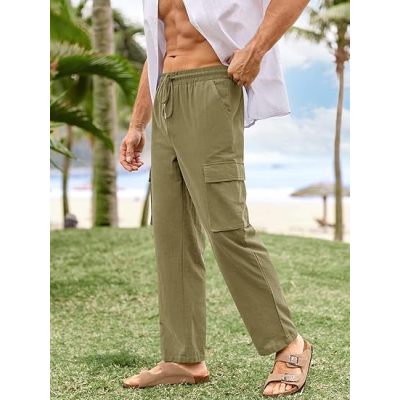 Custom Men's Linen Work Pants Manufacturer | Private Label OEM & ODM