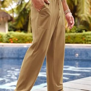 OEM ODM Men's Linen Beach Pants Supplier | Lightweight  Breathable Summer Trousers