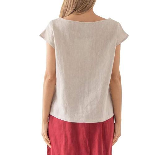 Custom Women's 100% Linen Casual Shirt – Breathable Summer Linen Top Manufacturer | Linenwind OEM/ODM