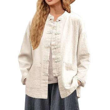 Custom Women's Linen Long-Sleeved Shirt Supplier | OEM ODM Linen Tops