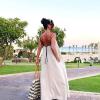 Custom Linen Backless Beach Dress Manufacturer | Linenwind
