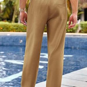OEM ODM Men's Linen Beach Pants Supplier | Lightweight  Breathable Summer Trousers