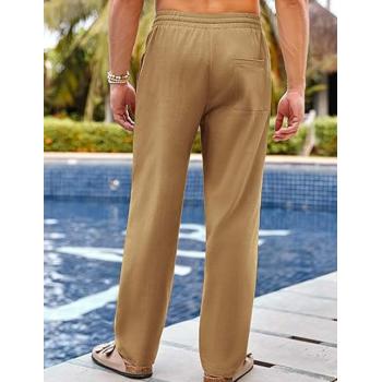 OEM ODM Men's Linen Beach Pants Supplier | Lightweight  Breathable Summer Trousers
