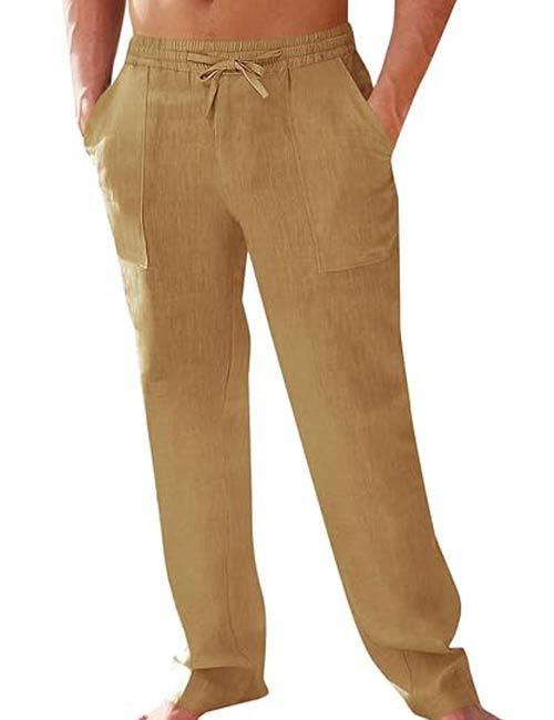 OEM ODM Men's Linen Beach Pants Supplier | Lightweight Breathable Summer Trousers