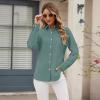Custom Women's Linen Button-Up Long Sleeve Shirt Manufacturer | Linenwind OEM ODM 50pcs MOQ