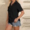 Custom Women's Linen V-Neck Shirt Manufacturer | Private Label Support