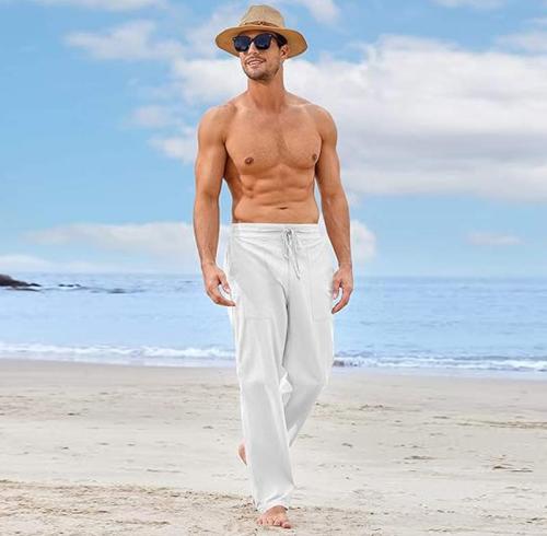Custom Summer Linen Beach Pants Manufacturer | Linenwind OEM 50 MOQ