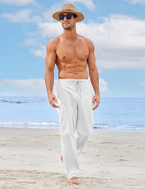 Custom Summer Linen Beach Pants Manufacturer | Linenwind OEM 50 MOQ