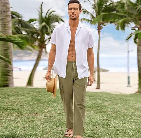 Custom Men's Linen Work Pants Manufacturer | Private Label OEM & ODM