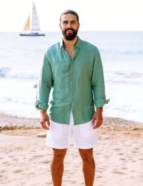 Custom Men's Casual Linen Shirts Manufacturer | Linenwind