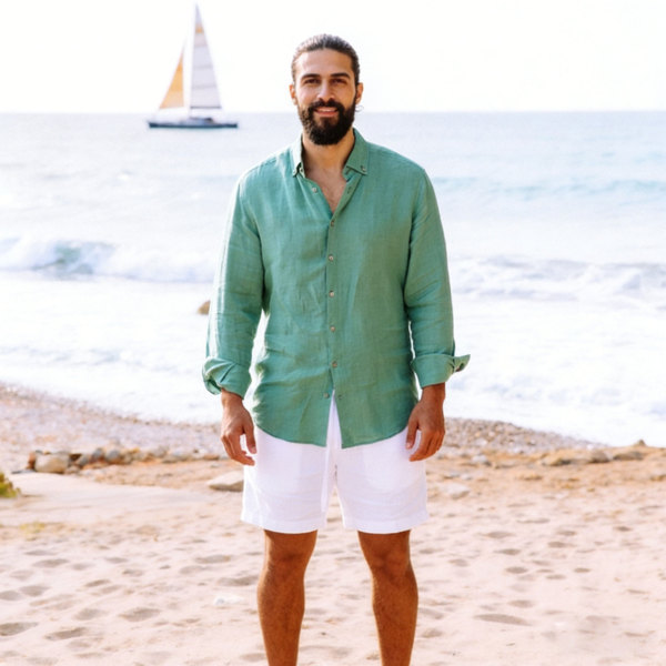 Custom Men's Casual Linen Shirts Manufacturer | Linenwind