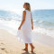 Custom Summer Beach Dress Sleeveless Linen Dress Manufacturer | Linenwind