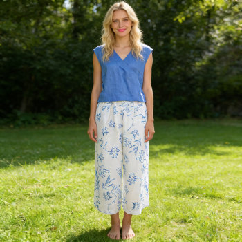 Women's Linen Two-Piece Set Manufacturer | Custom Linen Co-Ord Sets