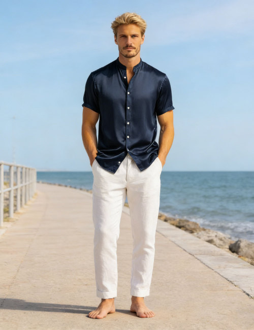 Custom Men's Silk Shirt Manufacturing | Premium Silk Shirts OEM & ODM