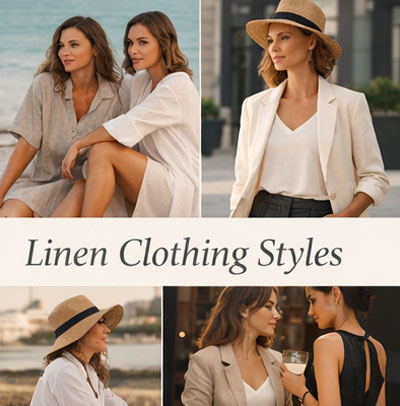 Linen clothing styles by manufacturer