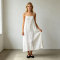 Custom Linen Slip Maxi Dress | Private Label Linen Dress Factory
