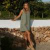 Sage Green Linen Wrap Dress for Women | Custom Sustainable Midi Dress with Pockets | OEM Linen Clothing Manufacturer
