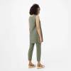 Sage Green Linen Wrap Dress for Women | Custom Sustainable Midi Dress with Pockets | OEM Linen Clothing Manufacturer