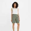 Custom Premium Linen Shorts for Women | Sustainable High-Waisted Knee-Length Shorts | OEM Flax Linen Bermuda Shorts Manufacturer