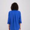 Oversized V-Neck Wrap Linen Shirt | Custom Sustainable Single-Breasted Button-Down for Women | European & American Boutique Manufacturing