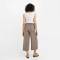 Custom Women's Linen Culotte Trousers | Sustainable Wide-Leg Elastic Waist Linen Pants OEM/ODM for Boutique