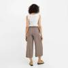 Custom Women's Linen Culotte Trousers | Sustainable Wide-Leg Elastic Waist Linen Pants OEM/ODM for Boutique