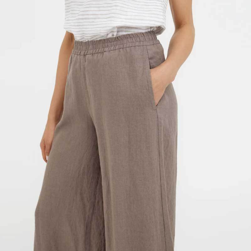 Custom Women's Linen Culotte Trousers