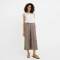 Custom Women's Linen Culotte Trousers | Sustainable Wide-Leg Elastic Waist Linen Pants OEM/ODM for Boutique