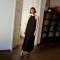 Custom Women's Black Linen Halter Maxi Dress | Sustainable Sleeveless Linen Dress OEM/ODM Manufacturer for Boutiques