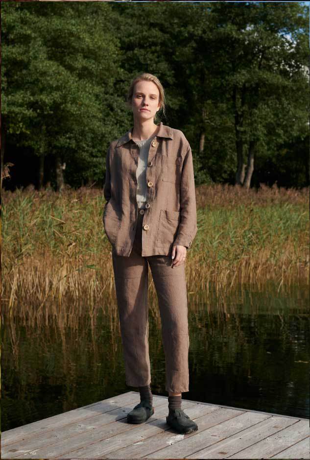 Custom Linen Workwear Jackets OEM