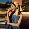 Custom Women's Blue Linen Cami Midi Dress | Square Neck Smocked Waist | Sustainable Resort Wear Manufacturer OEM ODM