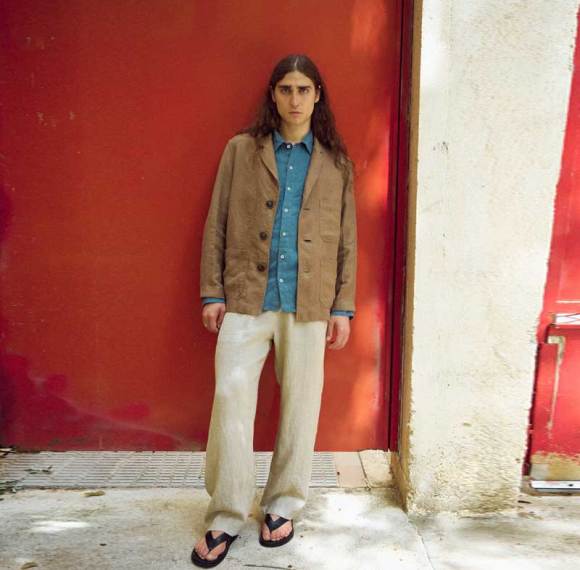 Custom Men's Linen Blazer Manufacturers | Oversized Khaki Linen Jacket Supplier | Sustainable Linen Clothing Factory