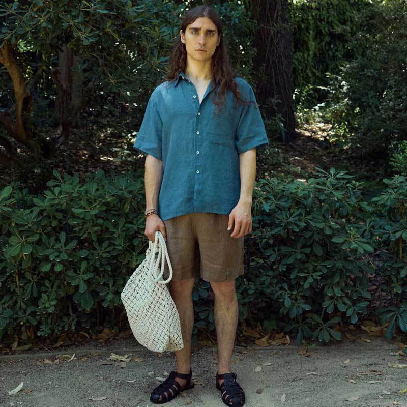Custom Men's Linen Shorts Manufacturer