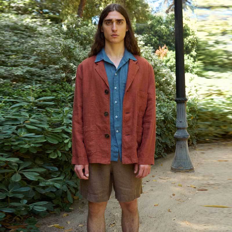 Custom Men's Linen Shorts Manufacturer