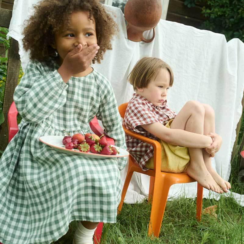 Custom Kids Linen Dress Manufacturer