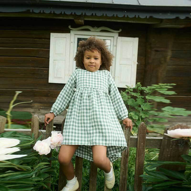 Custom Kids Linen Dress Manufacturer