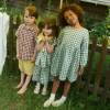 Custom Kids Linen Dress Manufacturer | OEM/ODM Gingham Linen Children's Dress Factory for US & European Brands