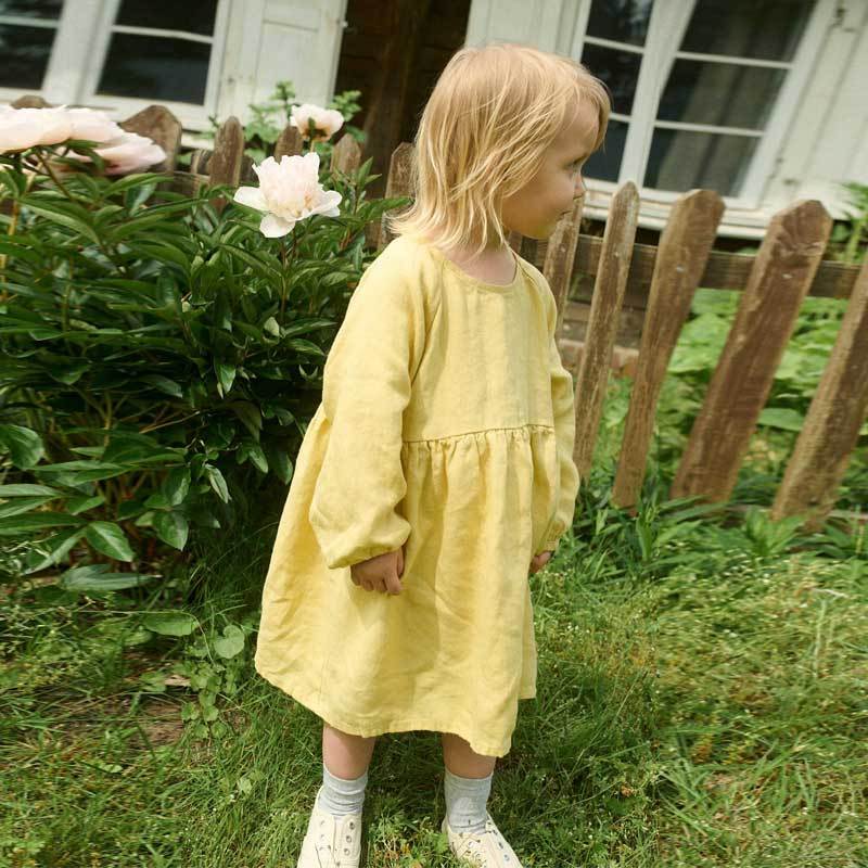 Custom Kids Linen Dress Manufacturer