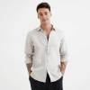 Custom Men's Beige Linen Shirt Manufacturers | OEM ODM Natural Linen Button-Down Shirts Factory for US & Europe