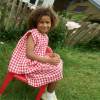 Custom Kids Linen Pajama Set | Green Gingham Children's Loungewear Manufacturer OEM ODM
