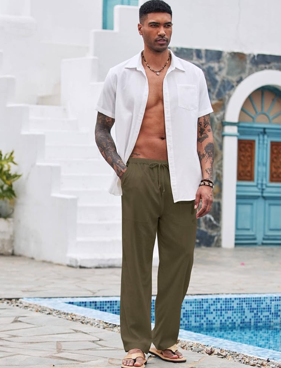 How often should linen clothing manufacturers provide updates during production?